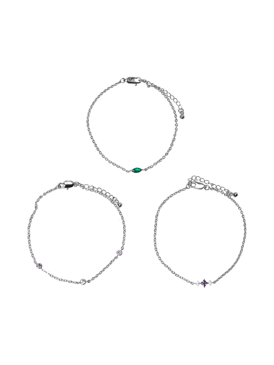 FPBIRTHE Bracelets - Silver Colour