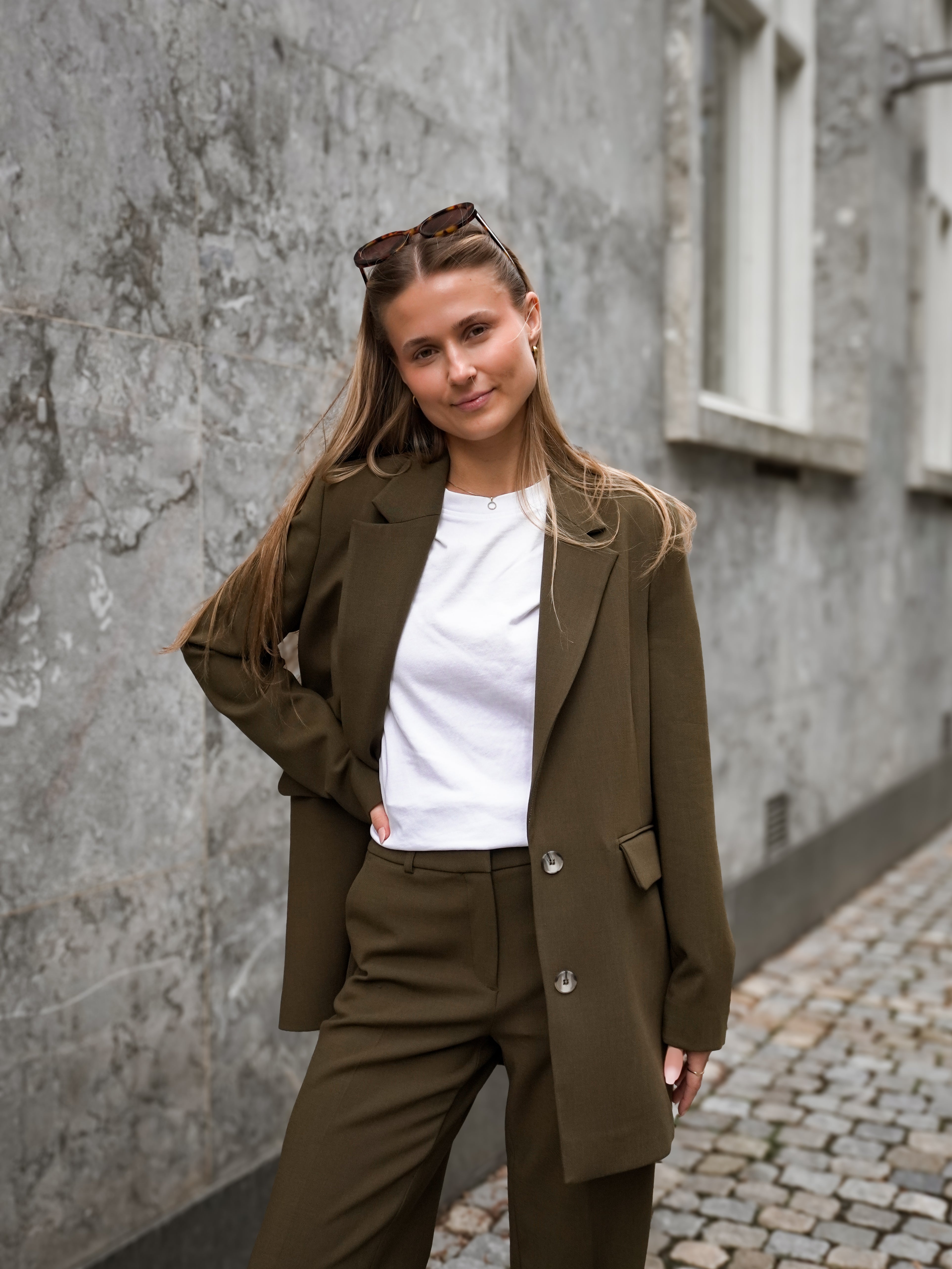 SLWRITA Blazer - Fir Green