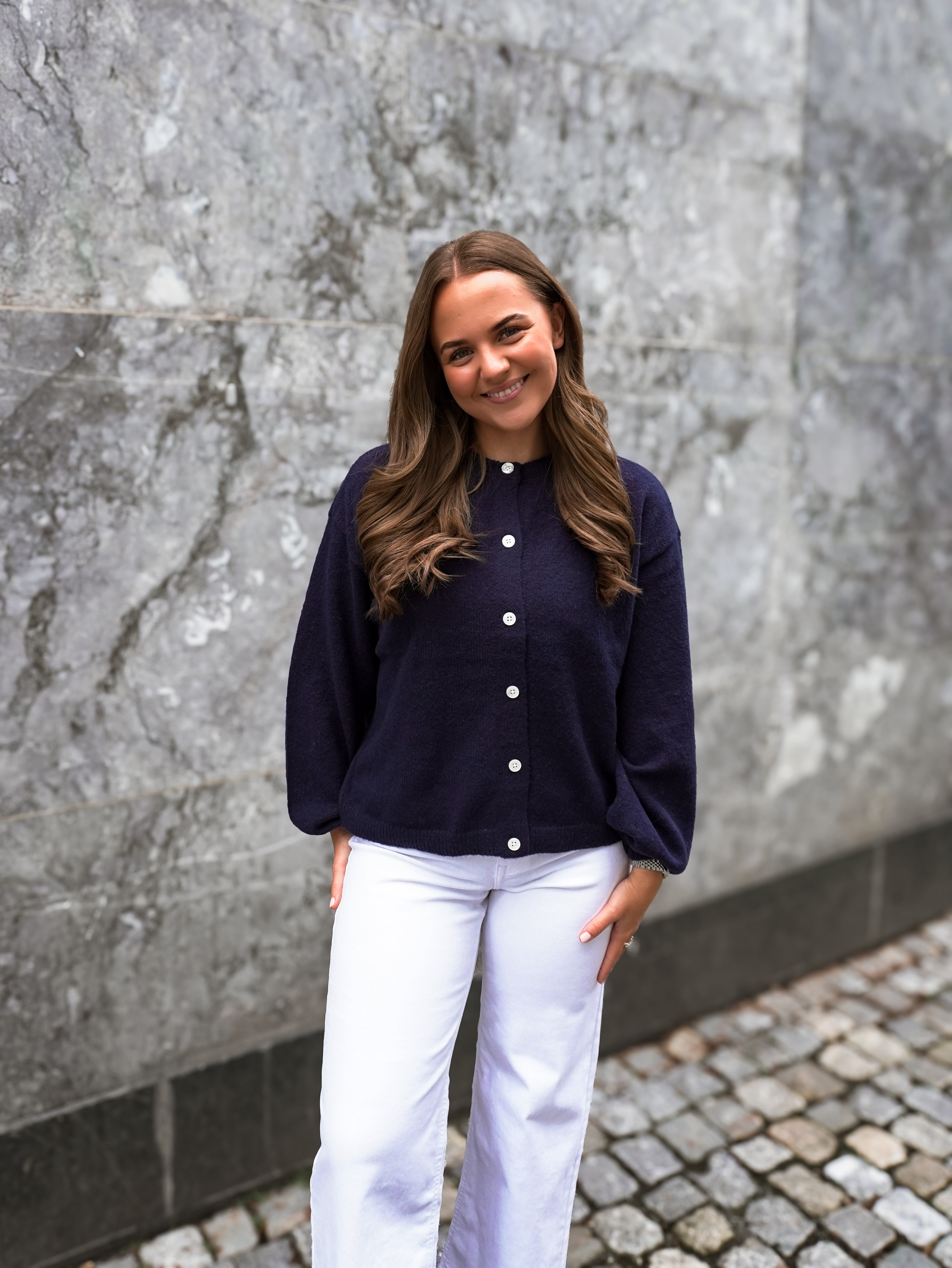 PCIDA Knitted Cardigan - Maritime Blue