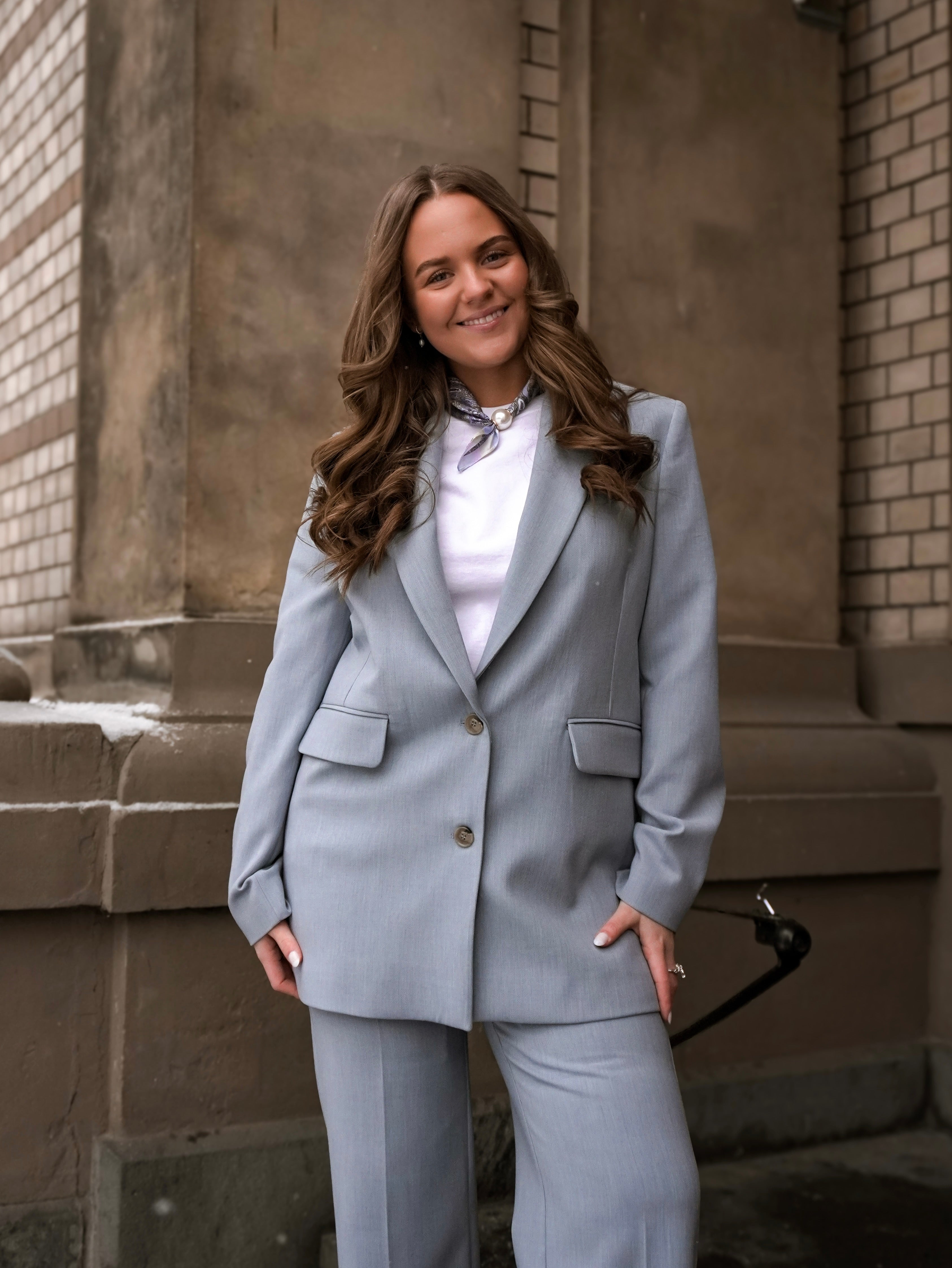 SLWRITA Blazer - Dusty Blue