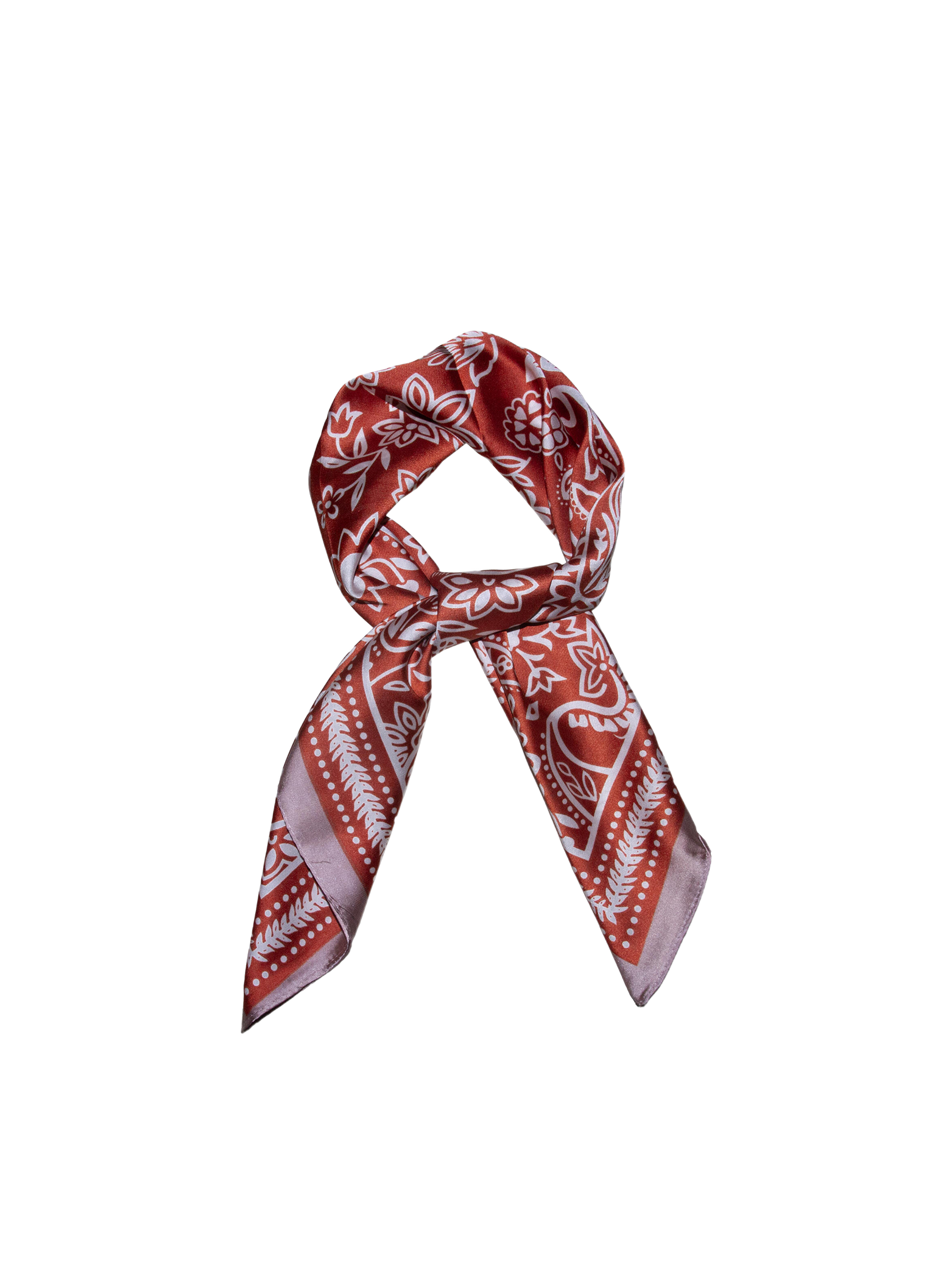 Skjerf Paisley - Rust