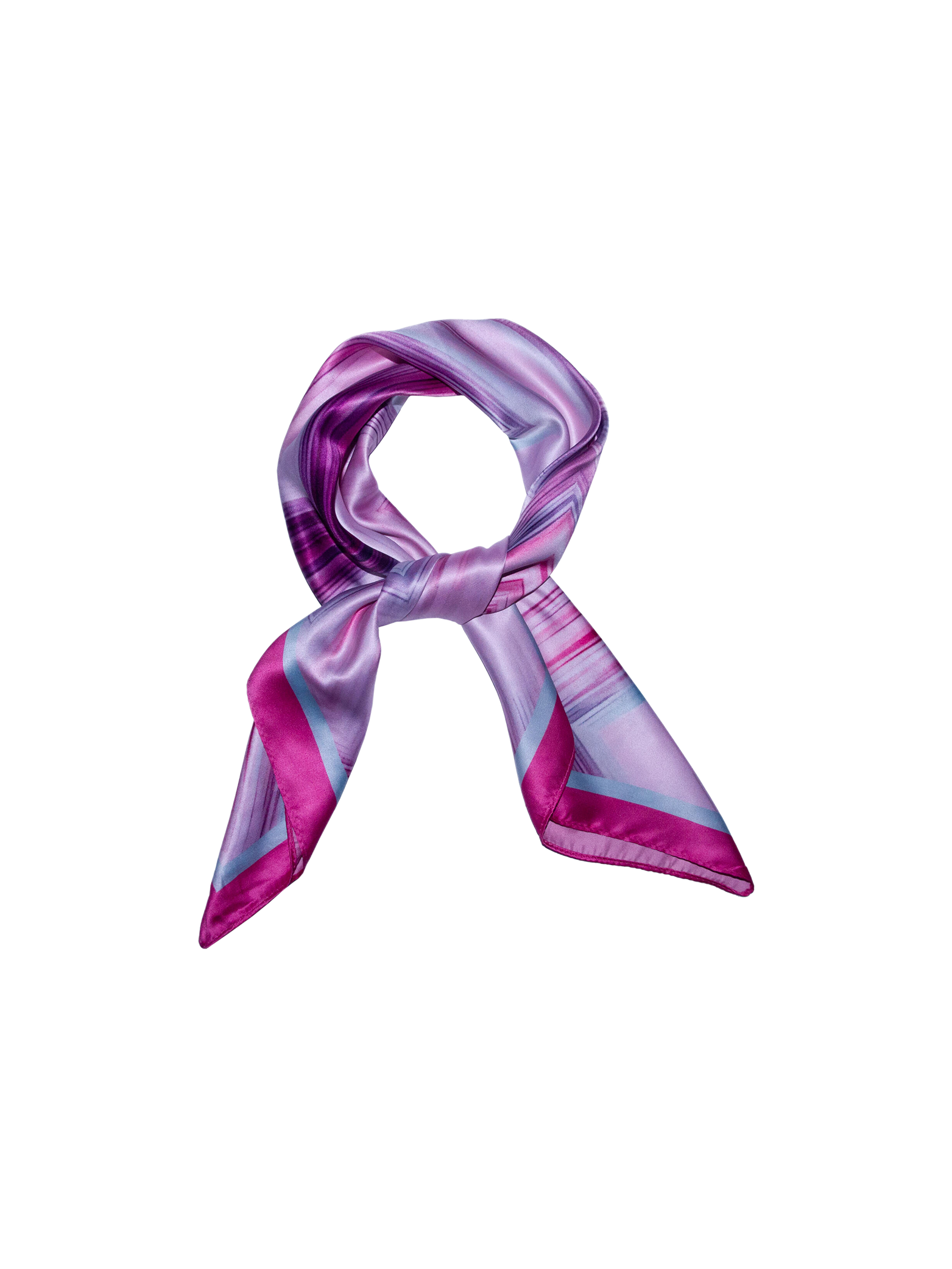 Skjerf Zig Zag - Rosa