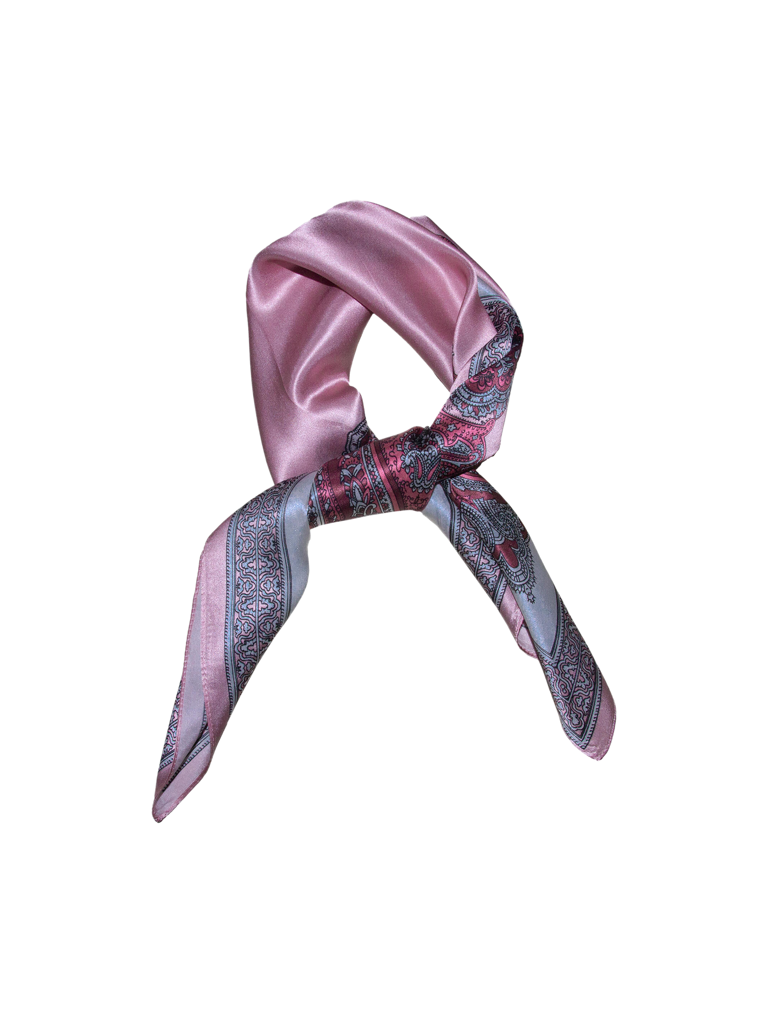 Silkeskjerf Klassisk- rosa