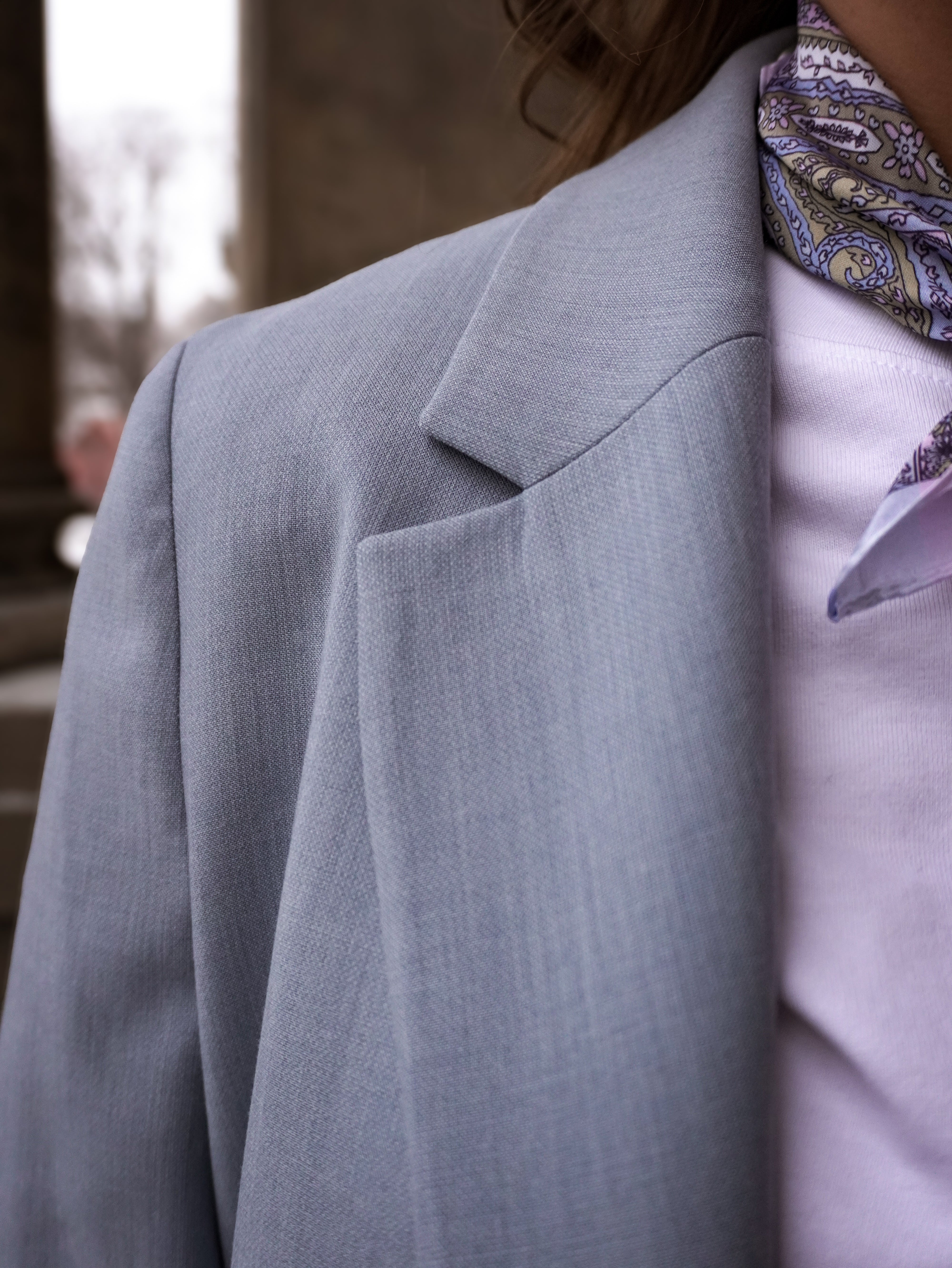 SLWRITA Blazer - Dusty Blue