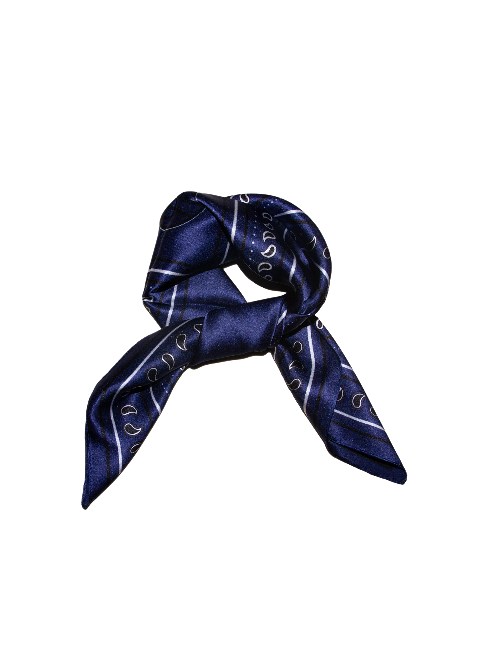 Silkeskjerf Klassisk- Navy