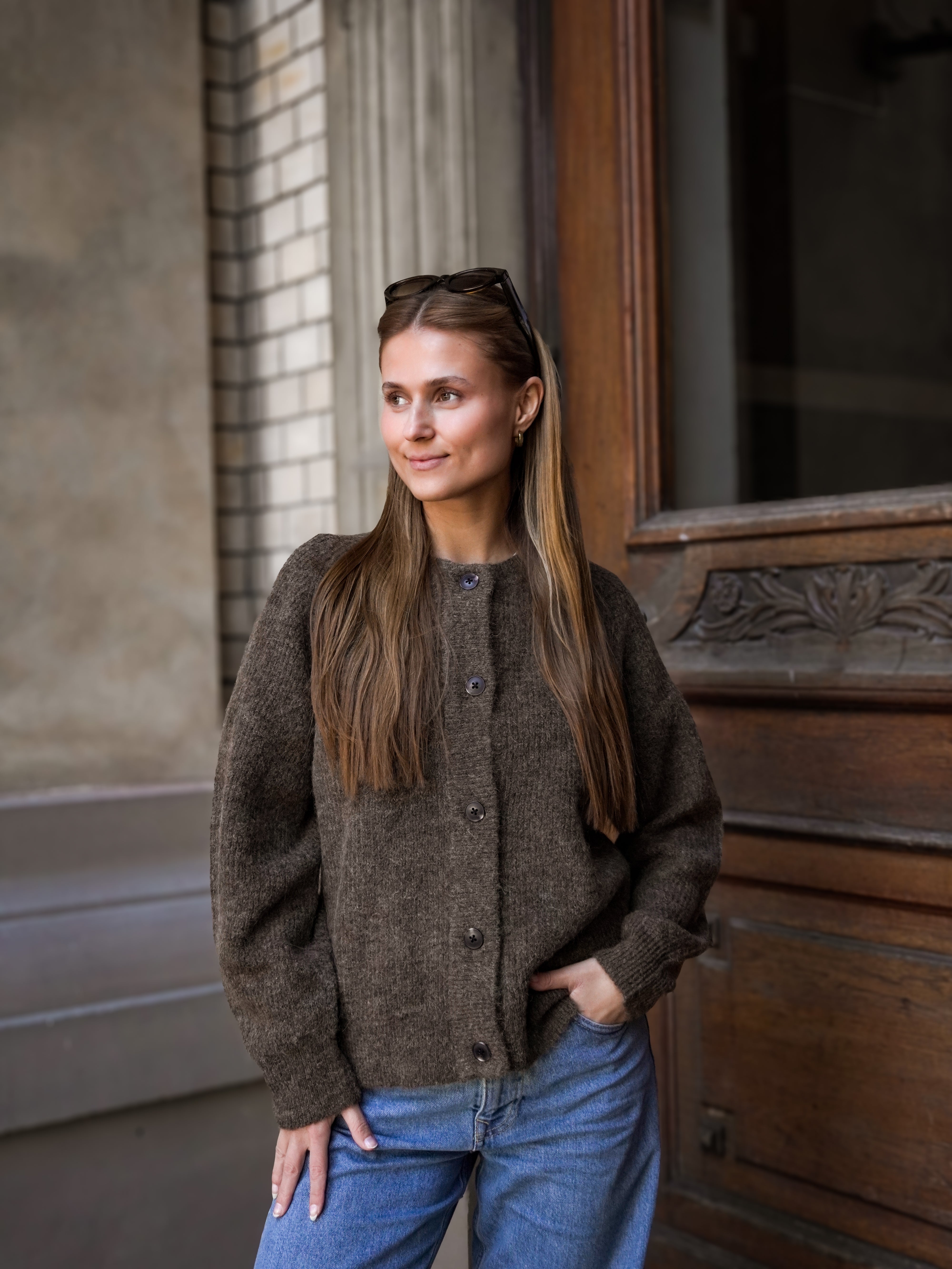 SLWLULU Knitted Cardigan - Dachshund