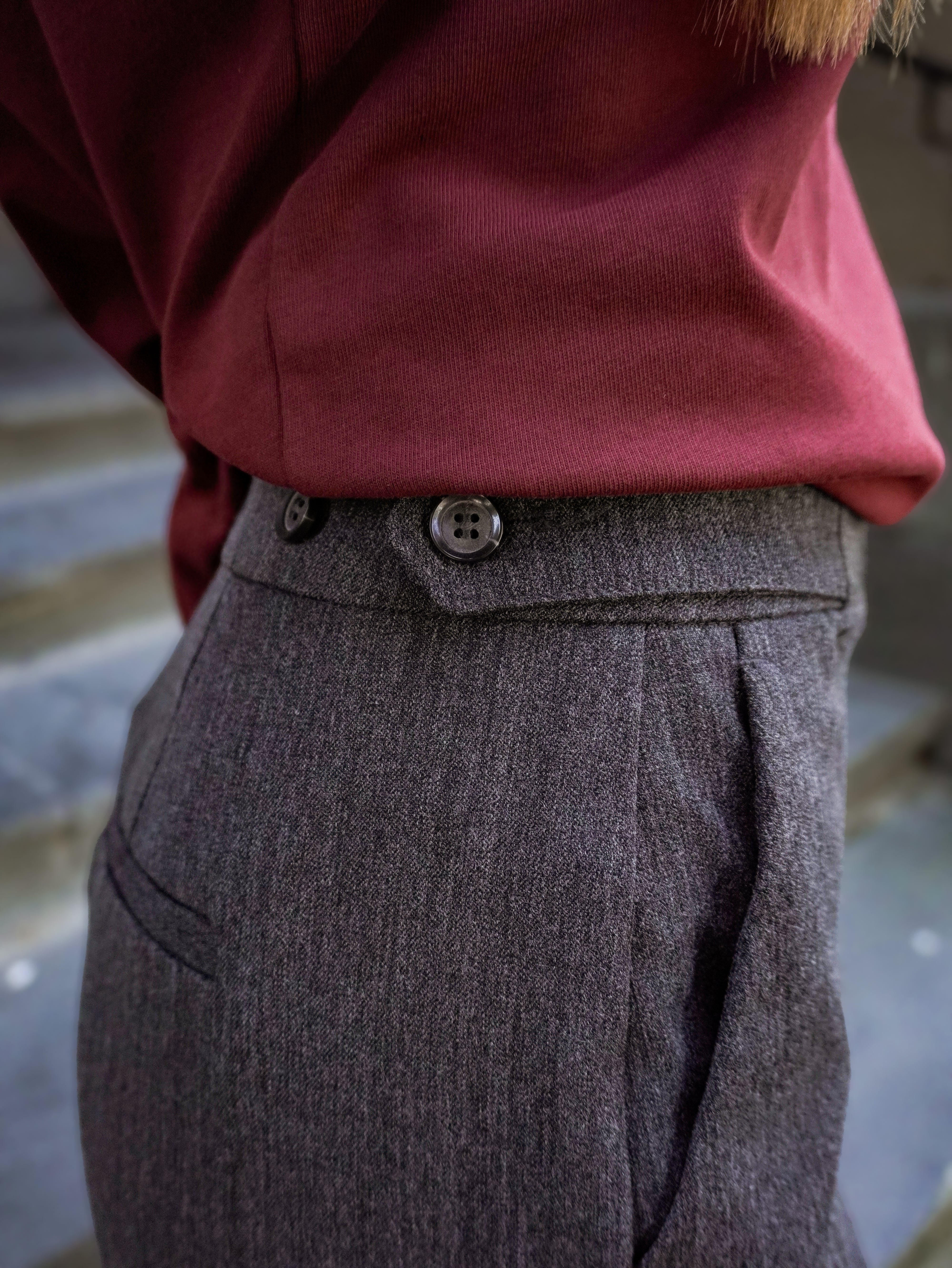 OBJKAMMY Tailored Trousers - Black