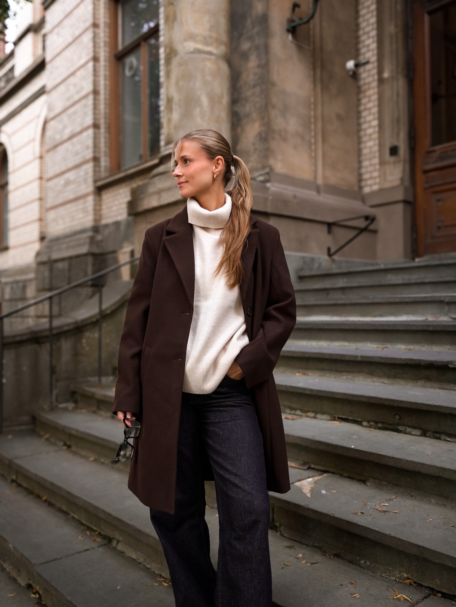 VICLAUDIA Coat - Coffee Bean