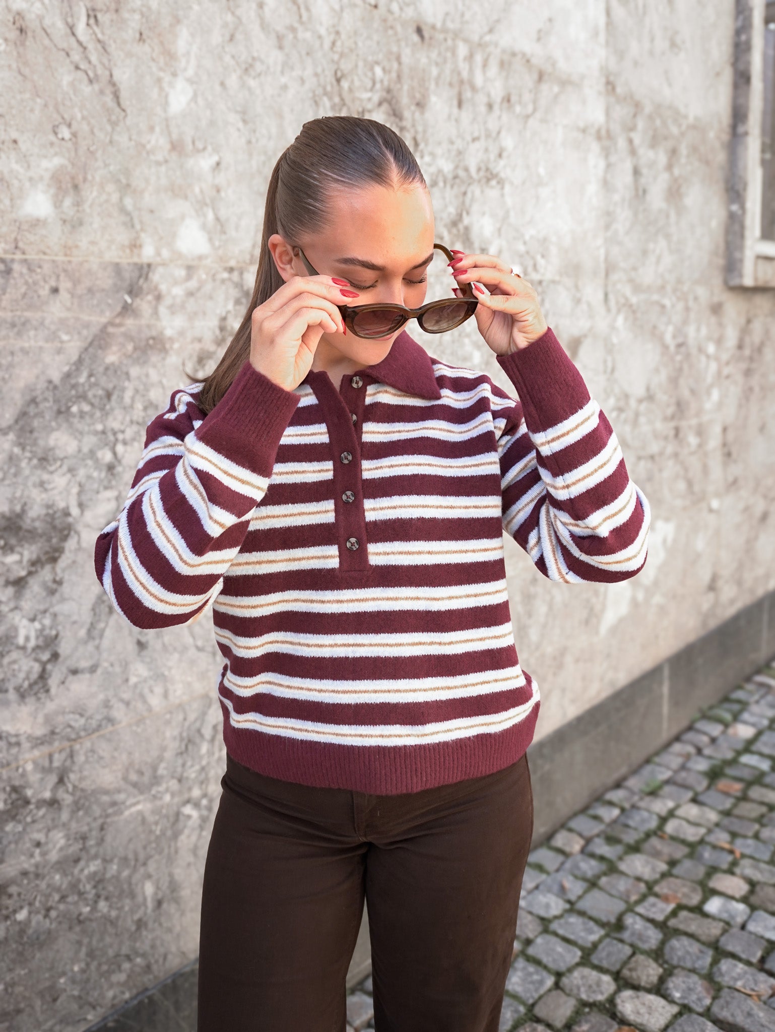 JDYCHLOE Pullover - Fig