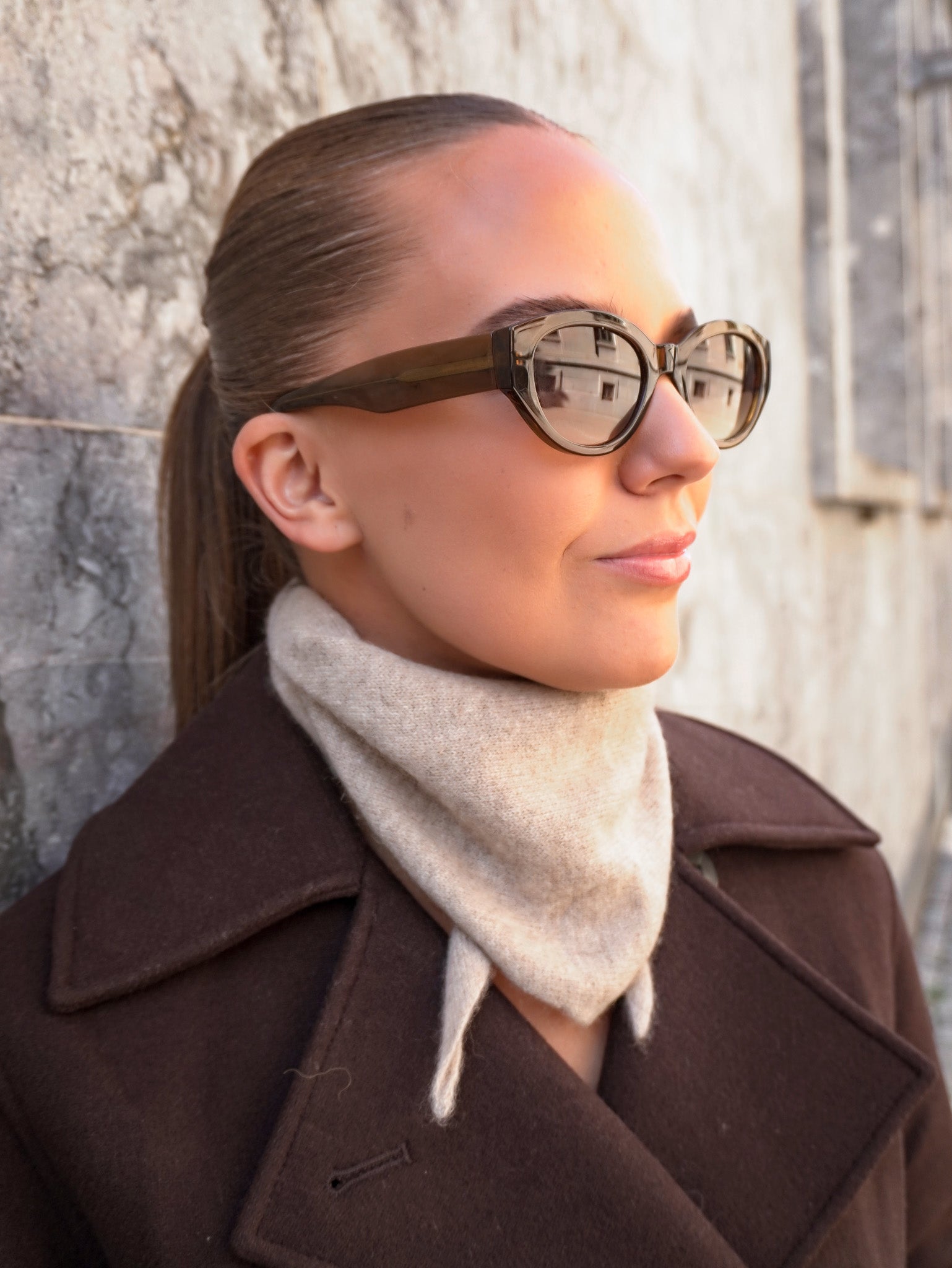 SLWMARIA Light Scarf - Oatmeal