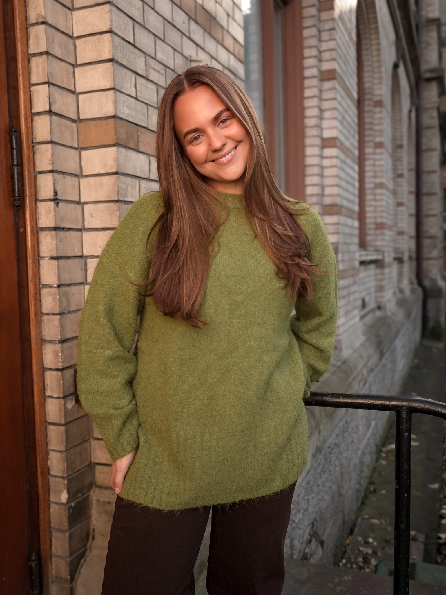 PCTINA Knitted Top - Woodbine
