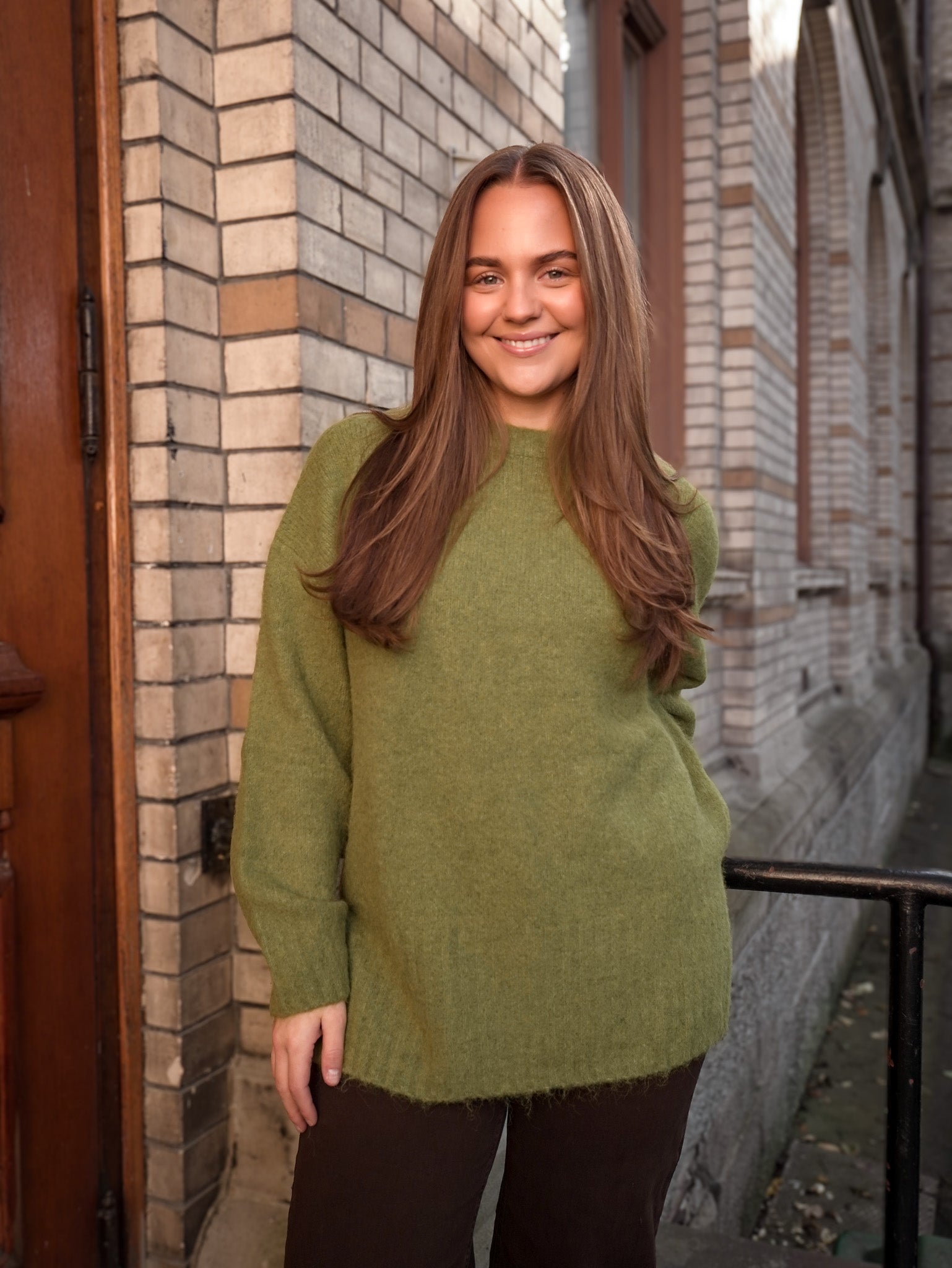 PCTINA Knitted Top - Woodbine