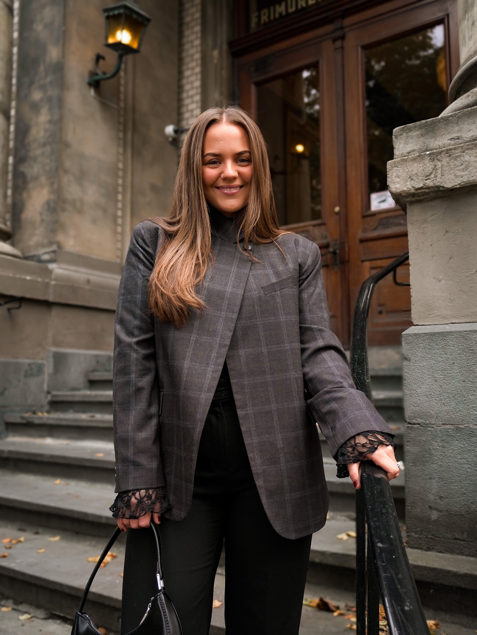 JDYVALERIE Blazer - Dark Grey Melange