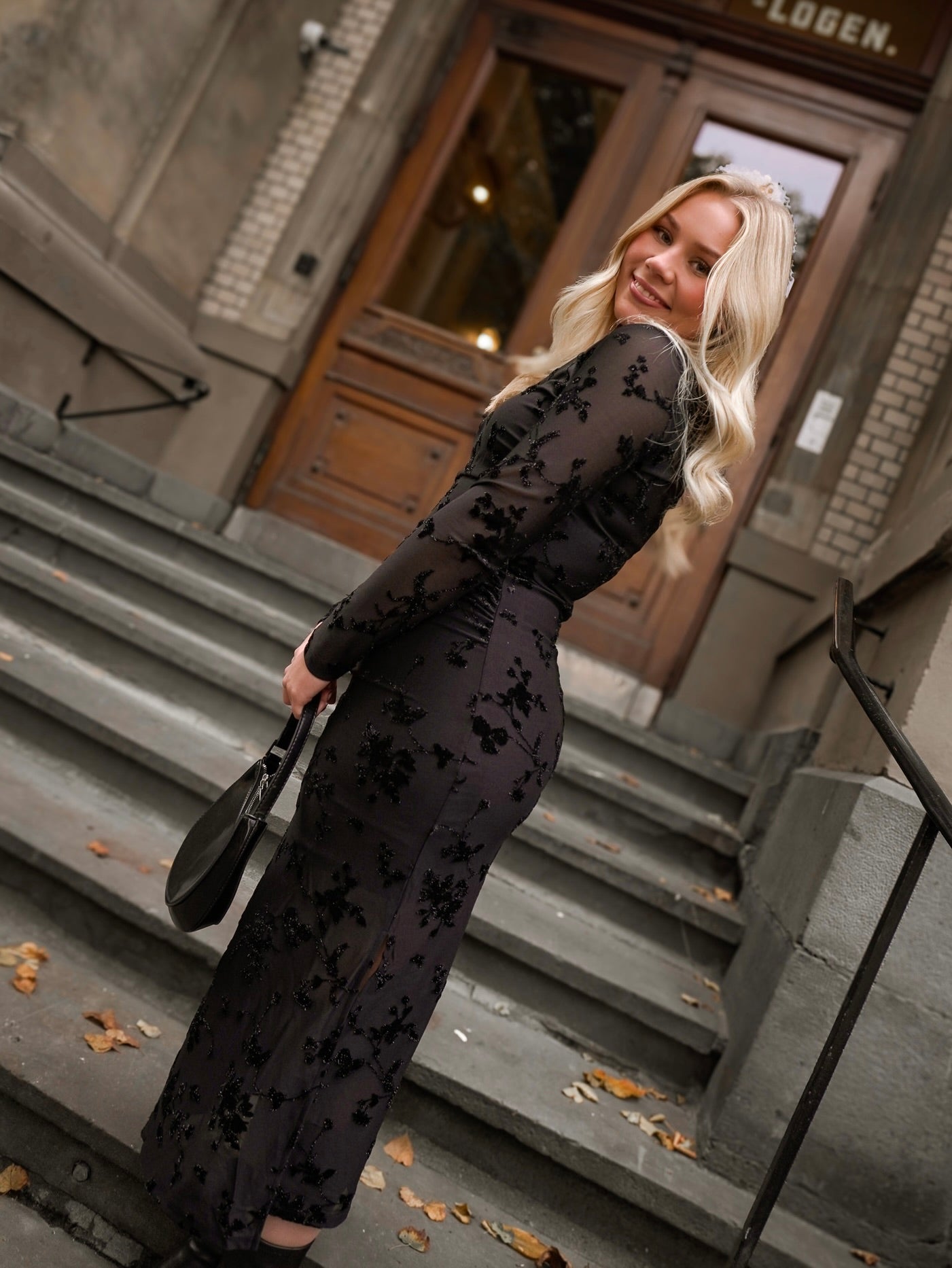 VIMIRANDA Midi Dress - Black Beauty