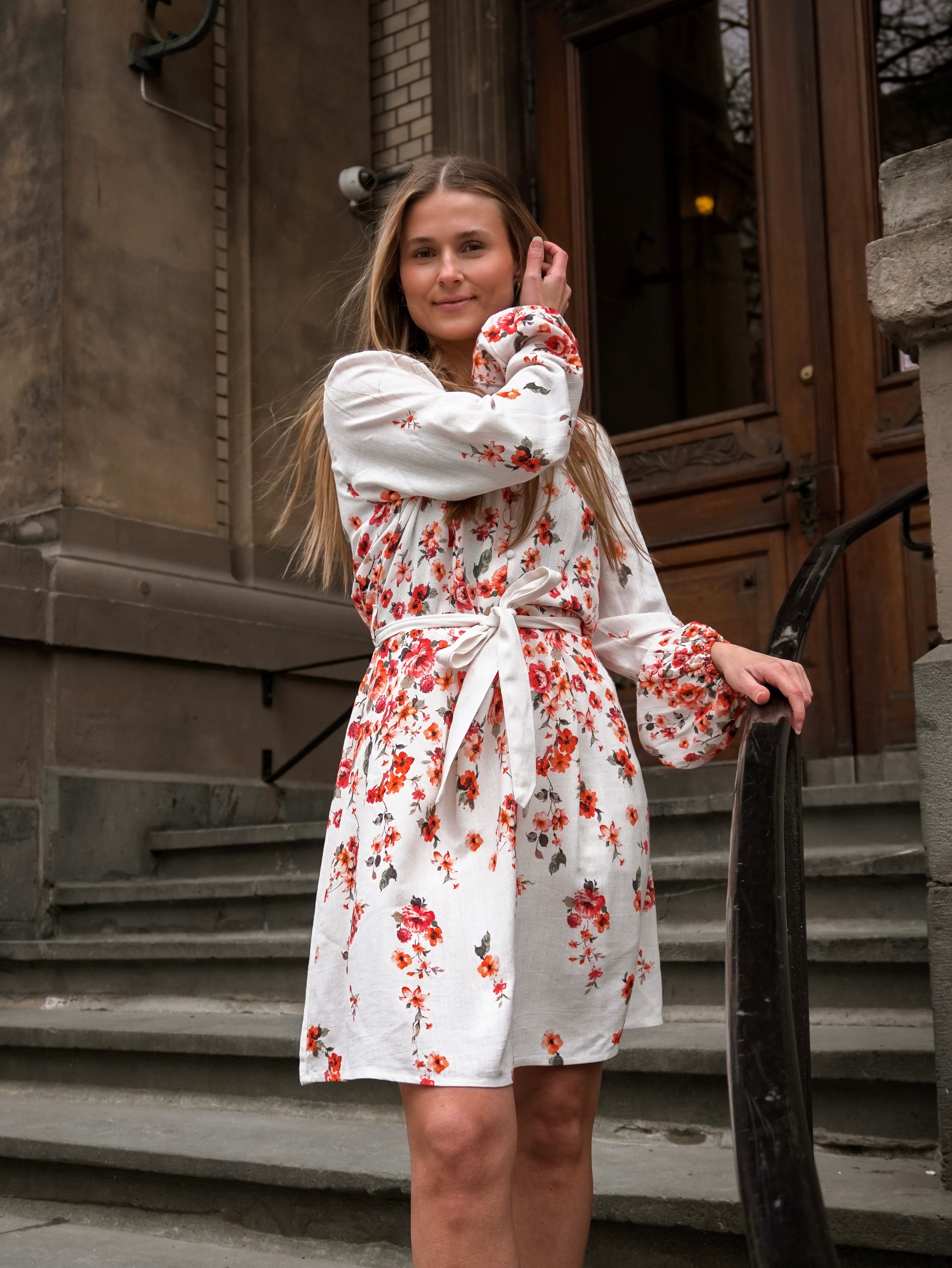 VIELMA Short Dress - Cloud Dancer