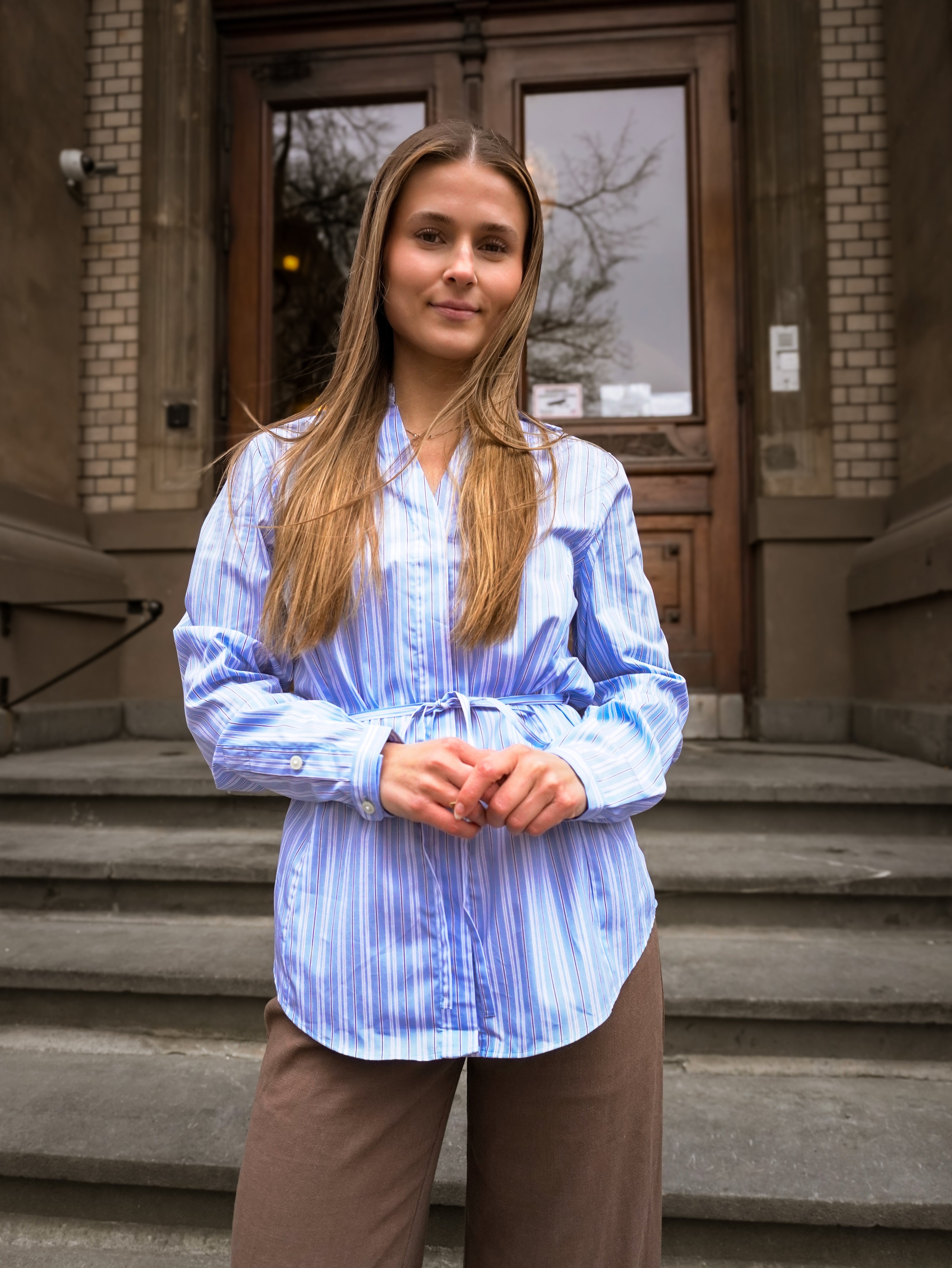 SLFHELGA Shirt - Cashmere Blue