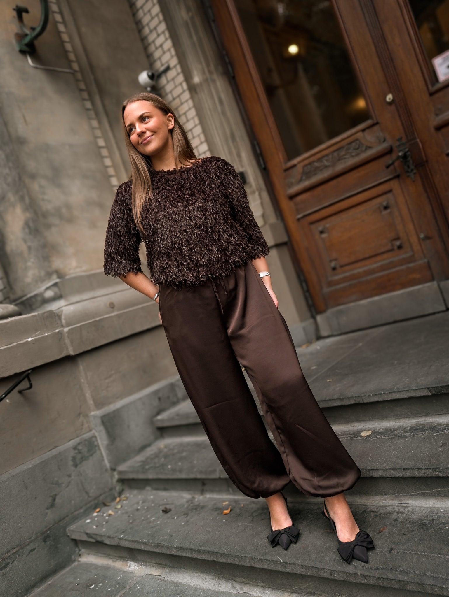 JDYCASSY Trousers - Coffee Bean