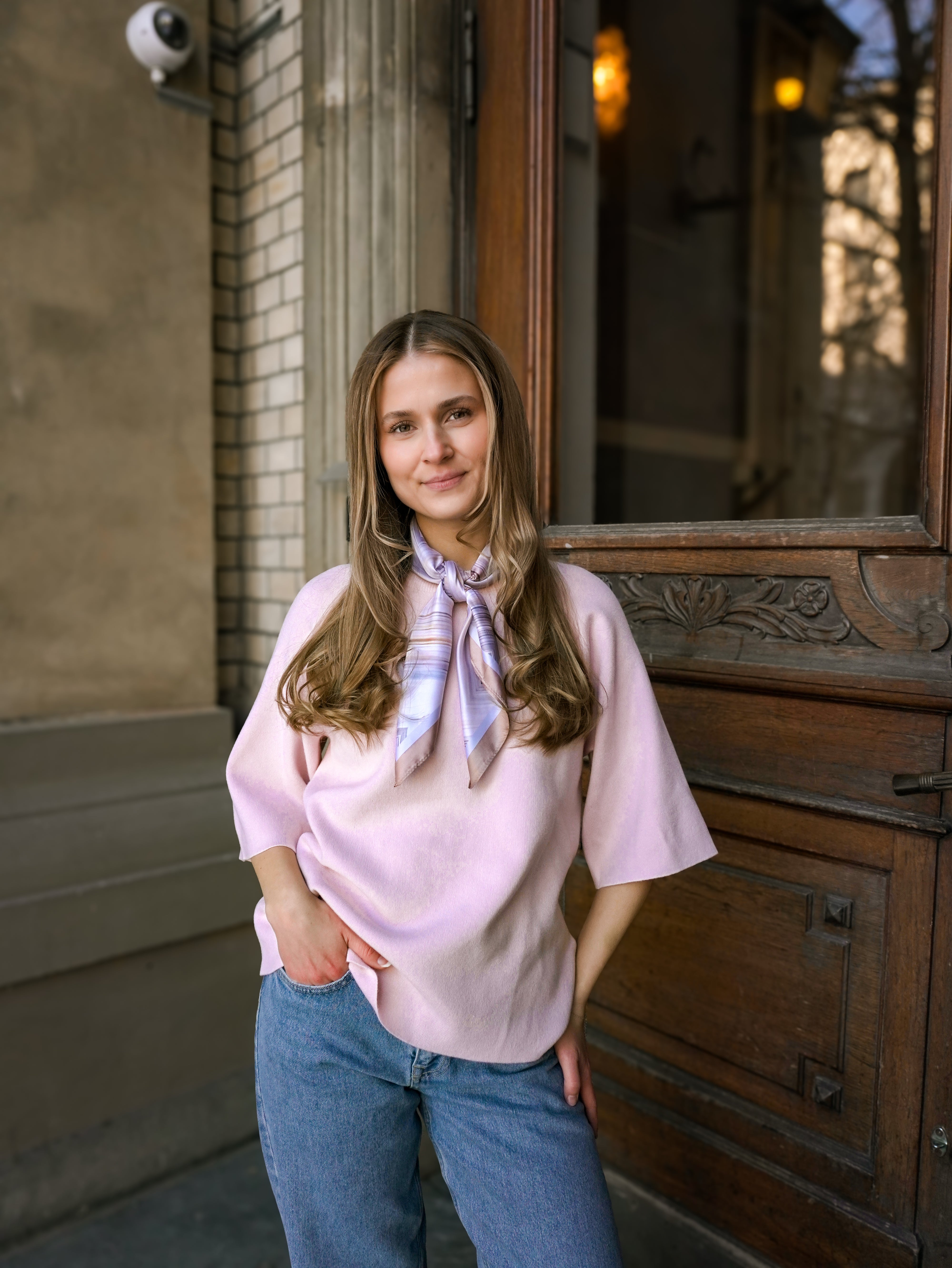 OBJREYNARD Pullover - Pale Lilac